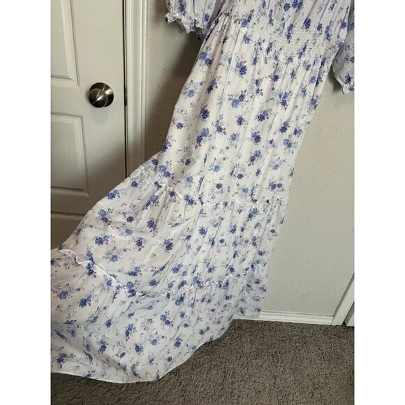 LoveShackFancy Target Floral Maxi Dress Tiered Gemma Cottagecore Peasant Size XL - Picture 8 of 13